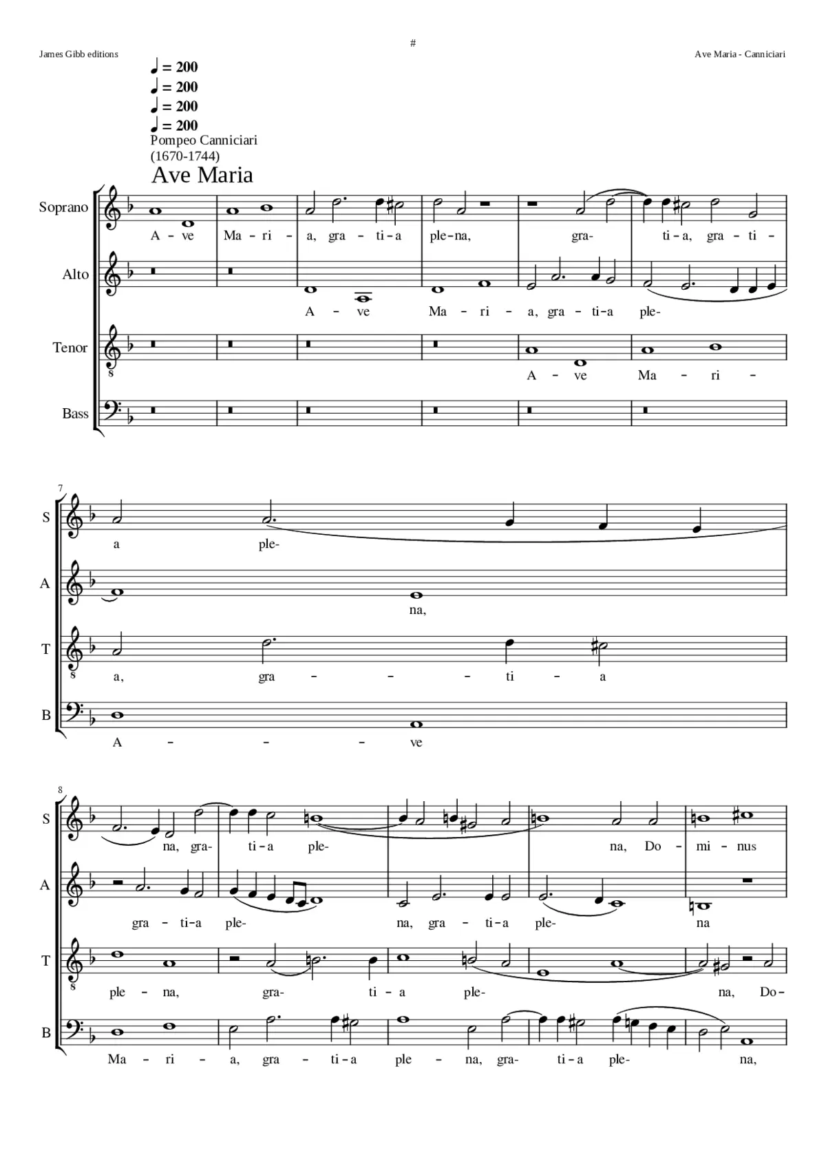 Ave Maria - Page 1