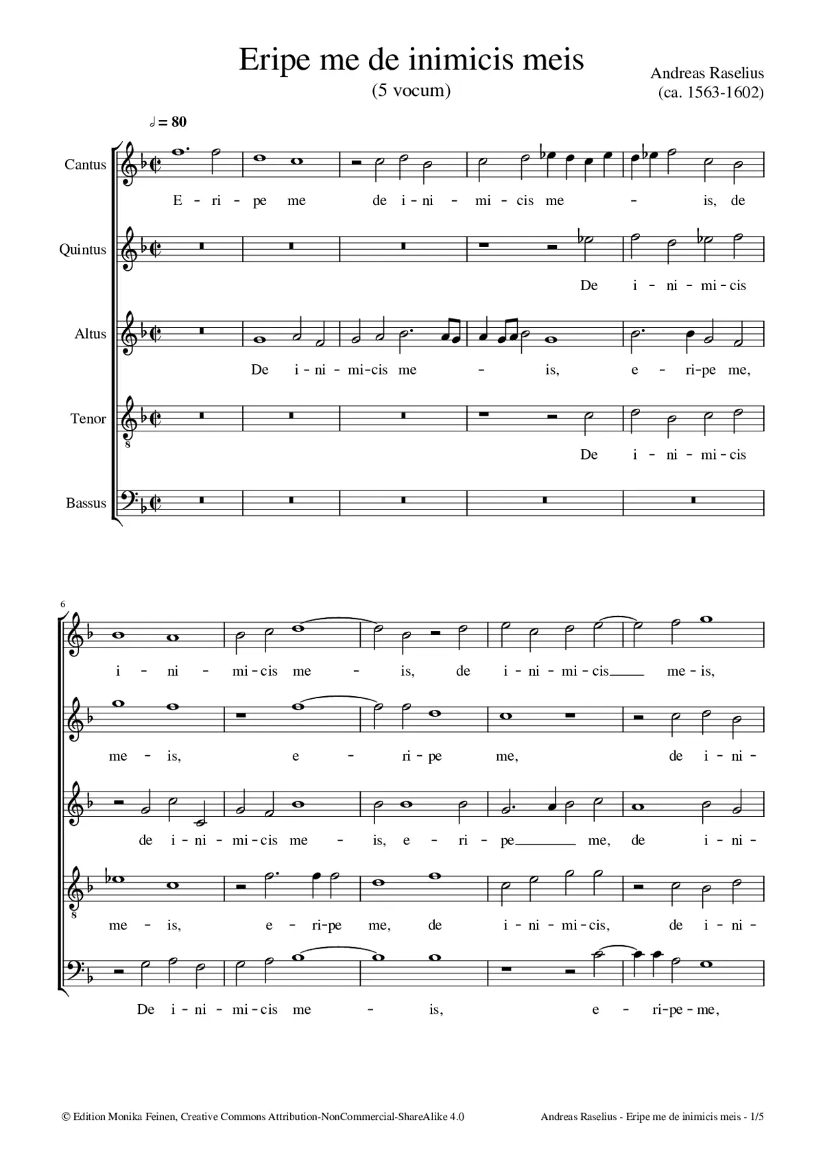 Eripe me de inimicis meis - Page 1
