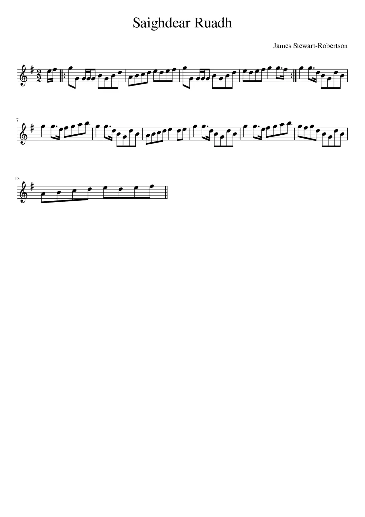 Saighdear Ruadh - Page 1