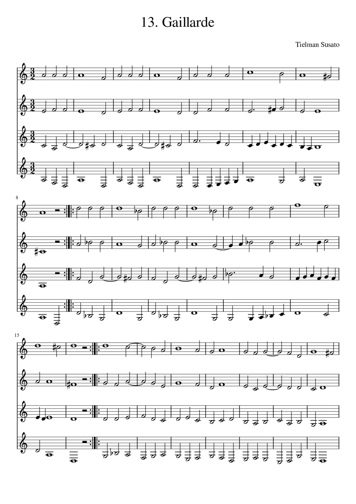 13. Gaillarde - Page 1