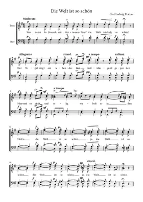 Die Welt ist so schön