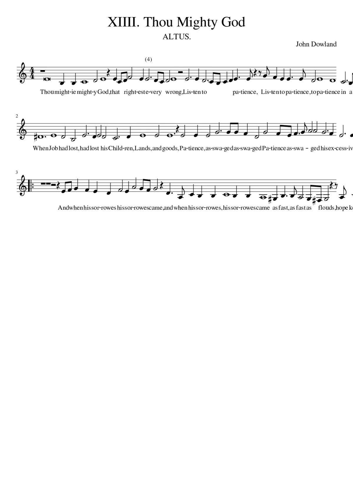 XIIII. Thou Mighty God - Page 1