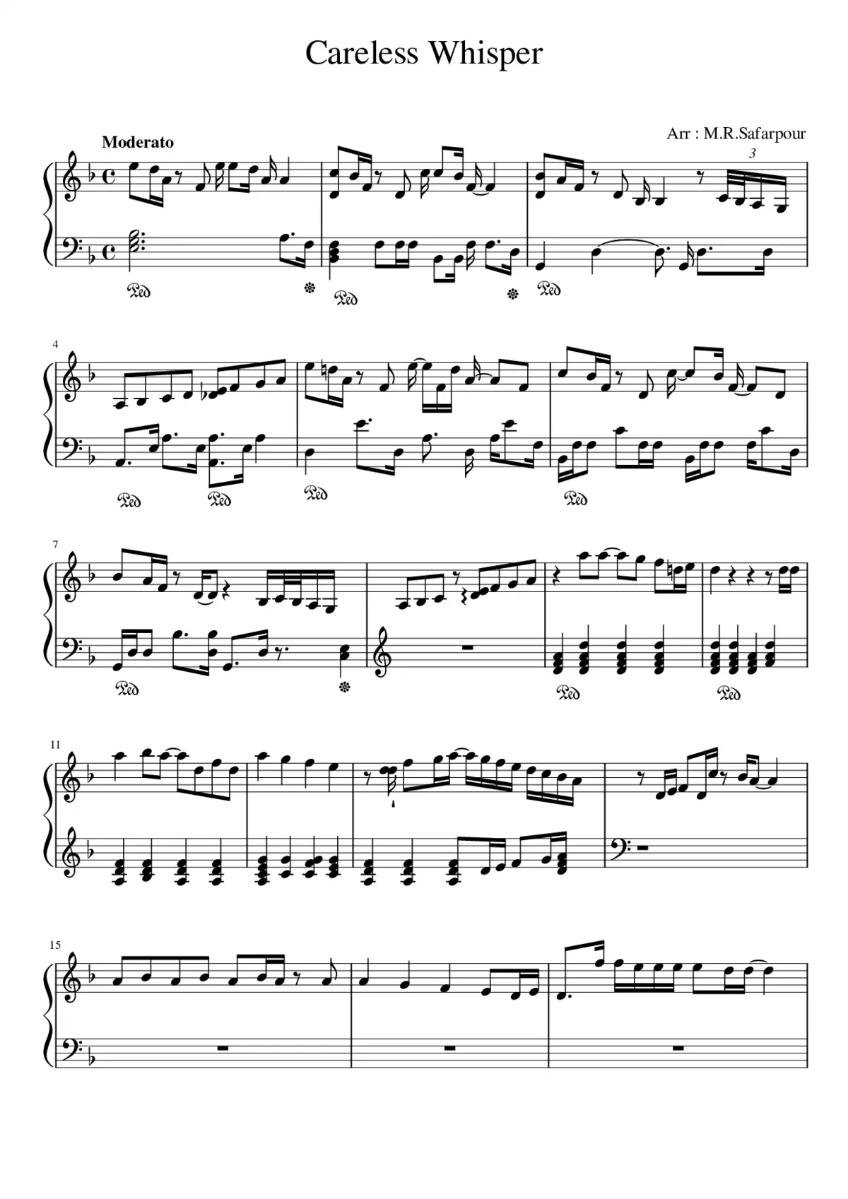 Careless Whisper - Page 1