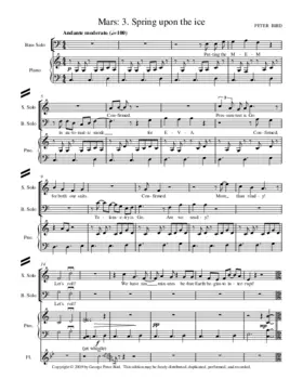 Mars: 3. Spring upon the ice, Op. 15, No. 3