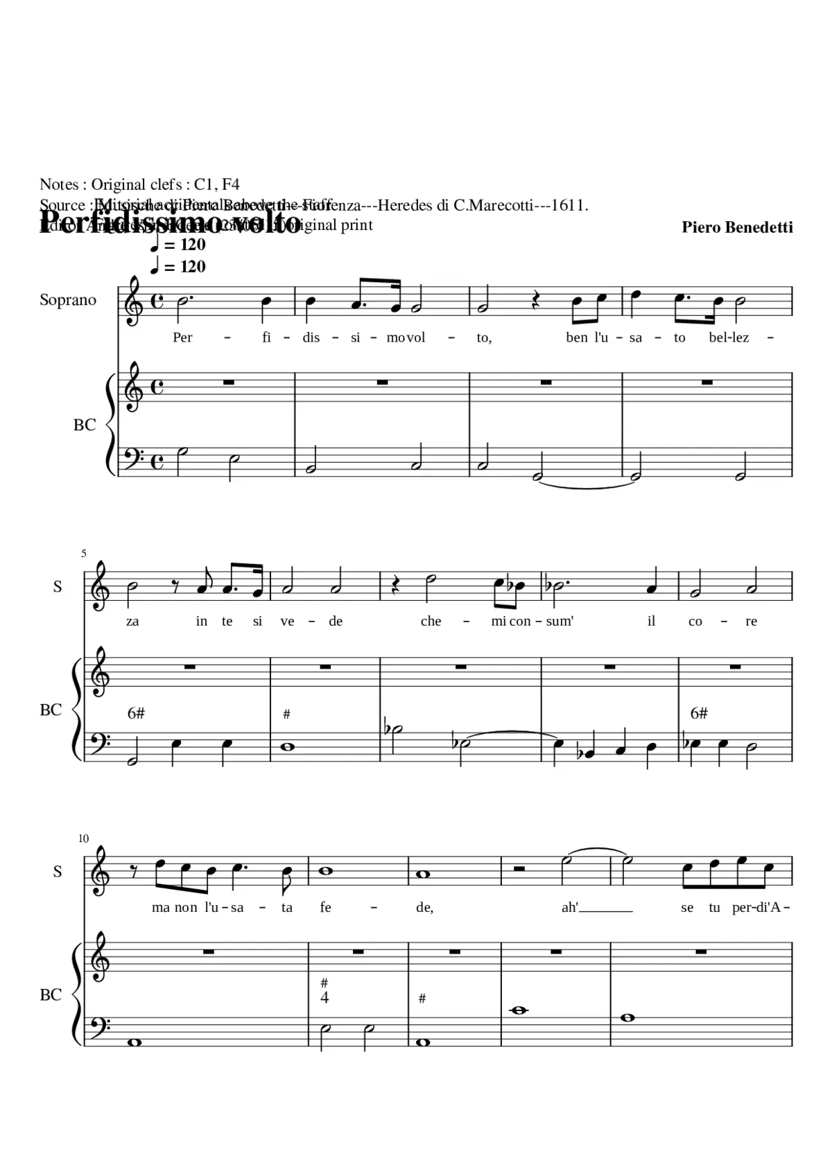 Perfidissimo volto - Page 1
