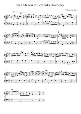 the Dutchess of Bedford's Strathspey