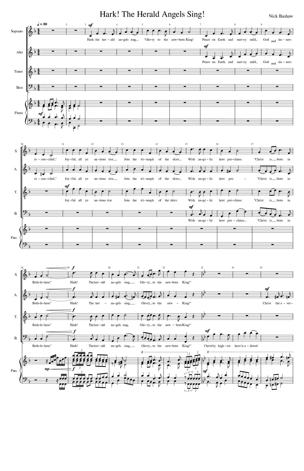 Hark the Herald Angels Sing - Page 1