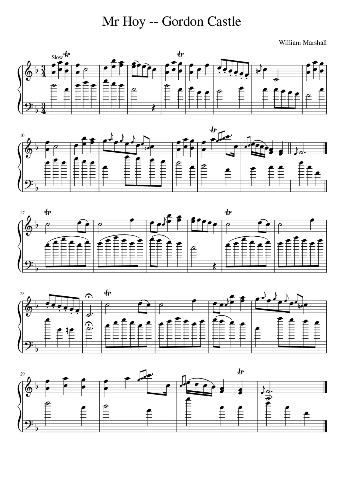 Mr Hoy -- Gordon Castle - Page 1