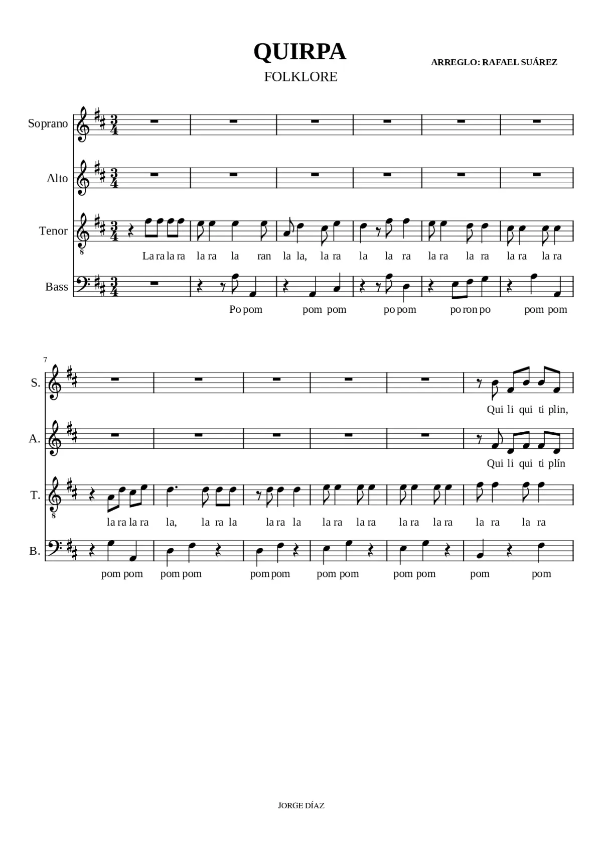 Quirpa Llanera - Page 1