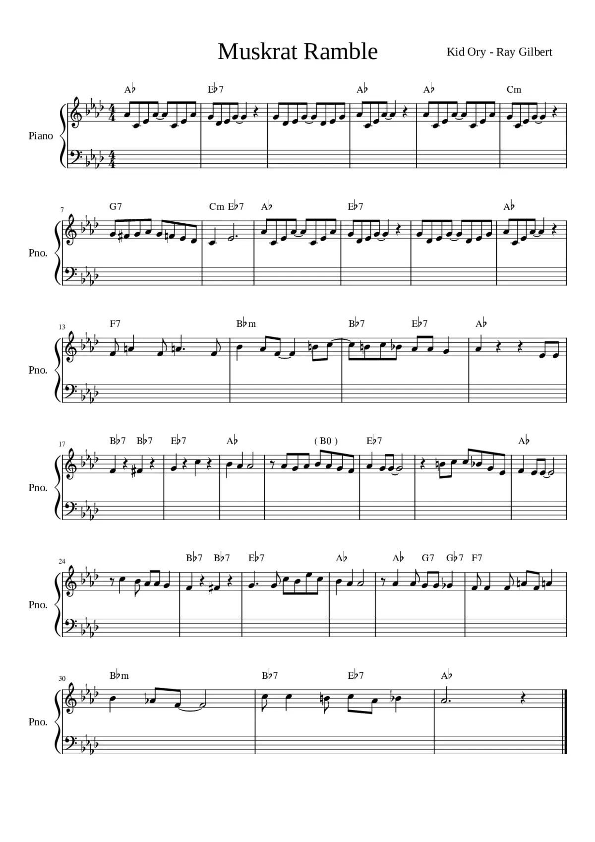 muskrat ramble - Page 1