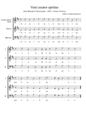 Veni creator spiritus - Corsican chant