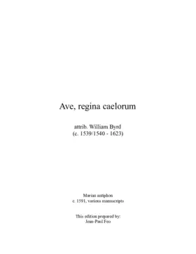 Ave Regina caelorum a 5