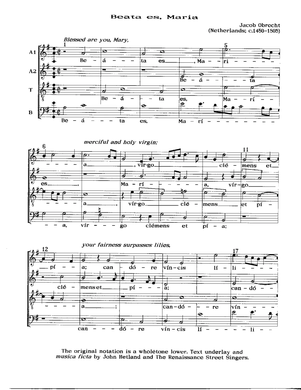 Beata es Maria - Page 1