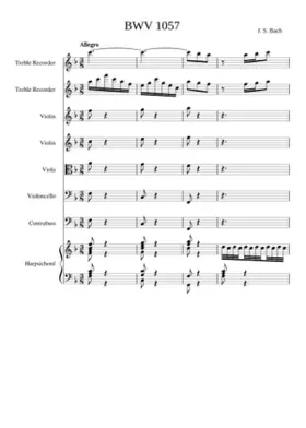 Harpsichord Concerto No.6 in F major BWV 1057