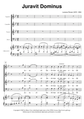 Juravit Dominus