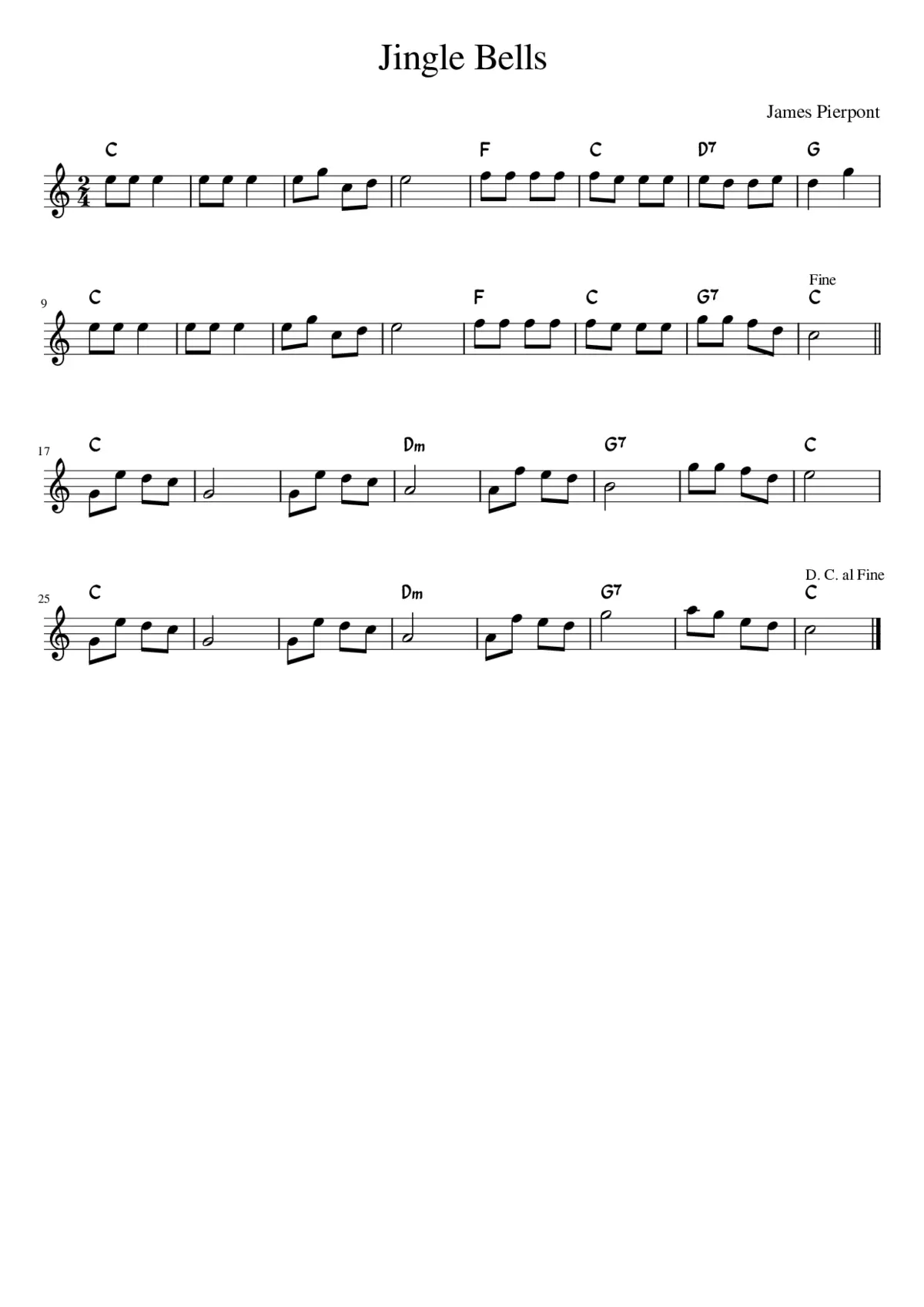 Jingle Bells - Page 1