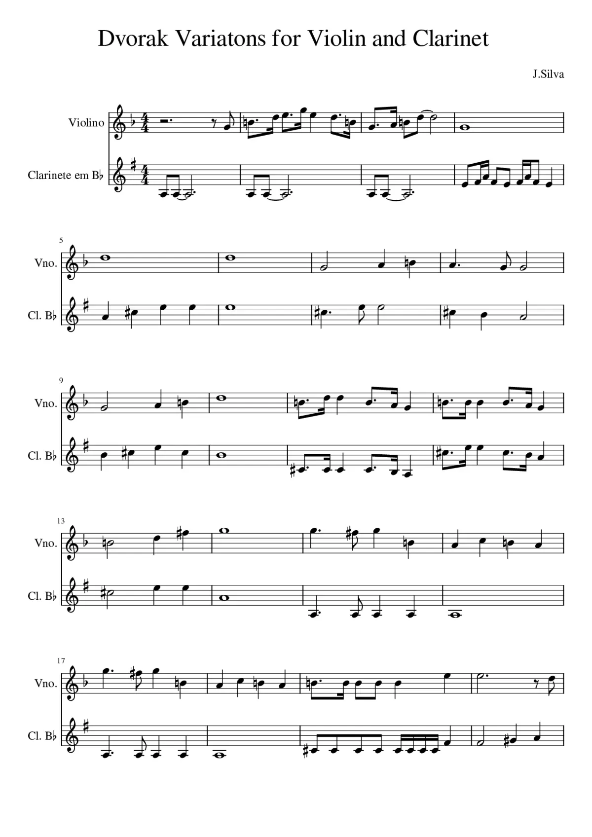 Symphony No.9 Op.95 - Page 1