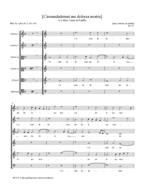 Circumdederunt me dolores mortis