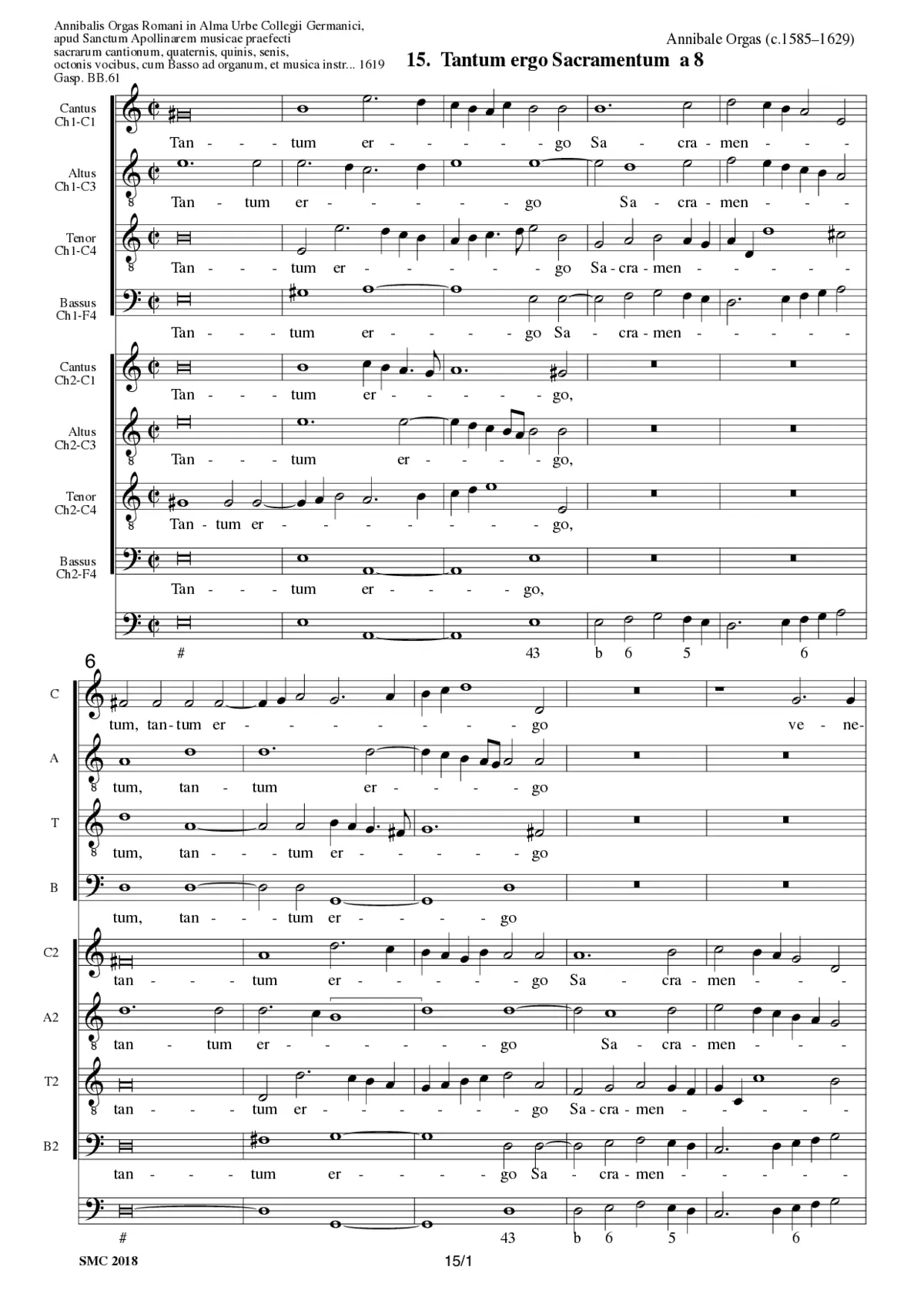 2 Motteten a 8 - Page 1