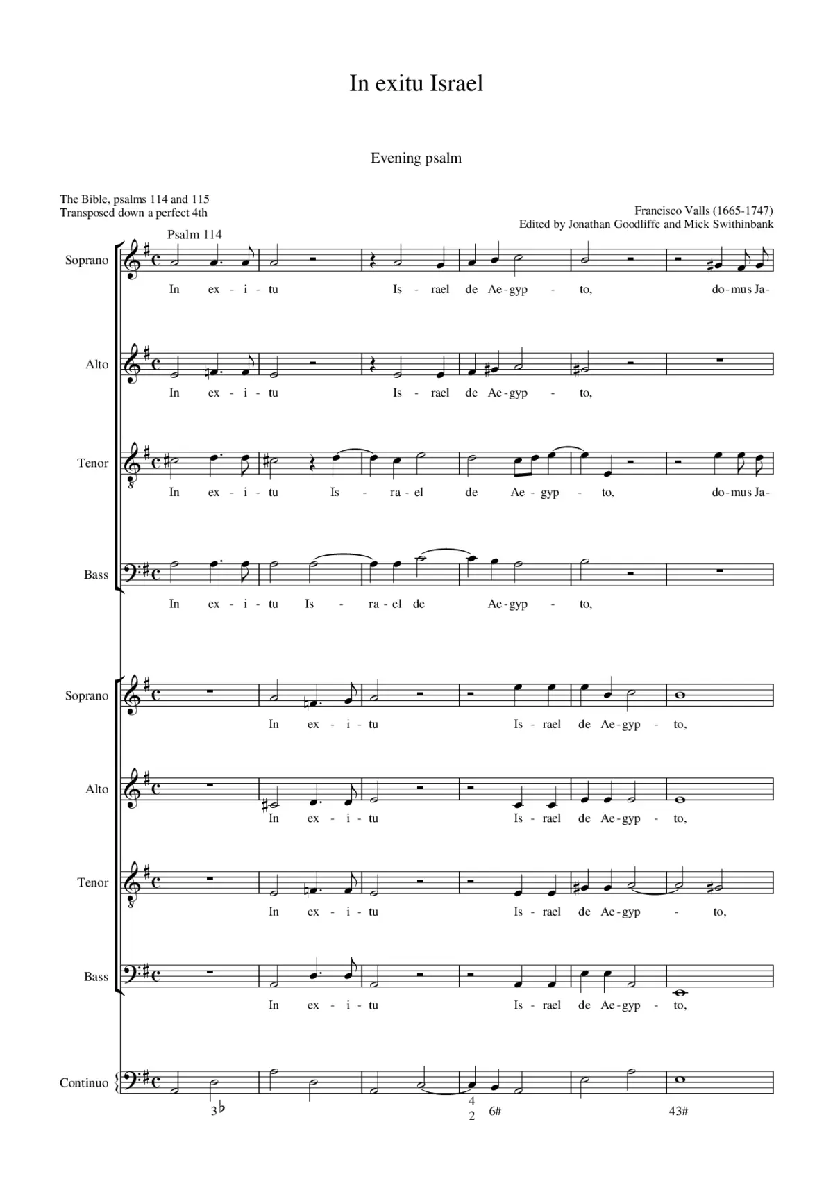 In exitu Israel - Page 1