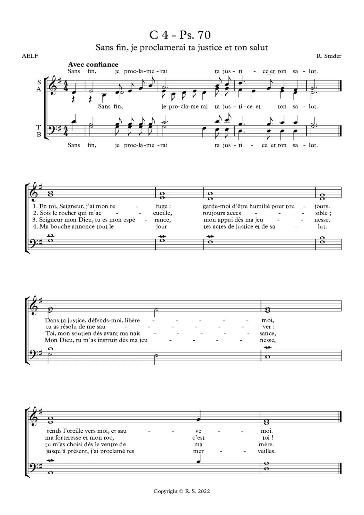 C 4 Psaume et Acclamation - Page 1