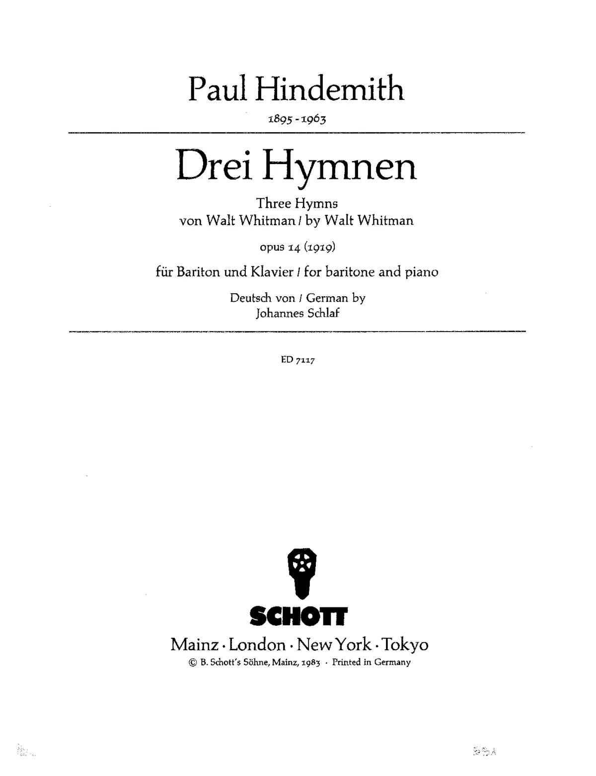 3 Hymnen - Page 1