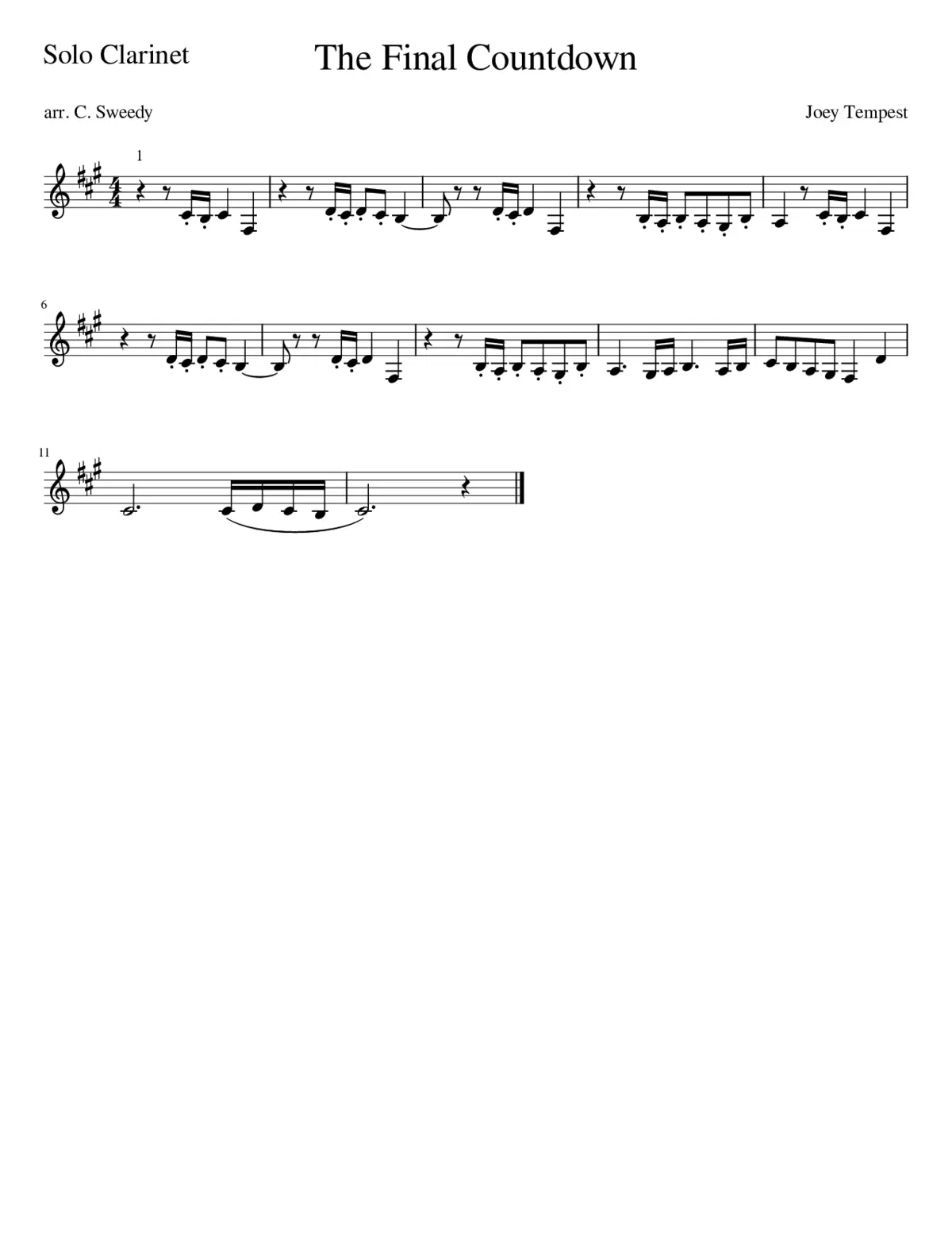 the final countdown - Page 1