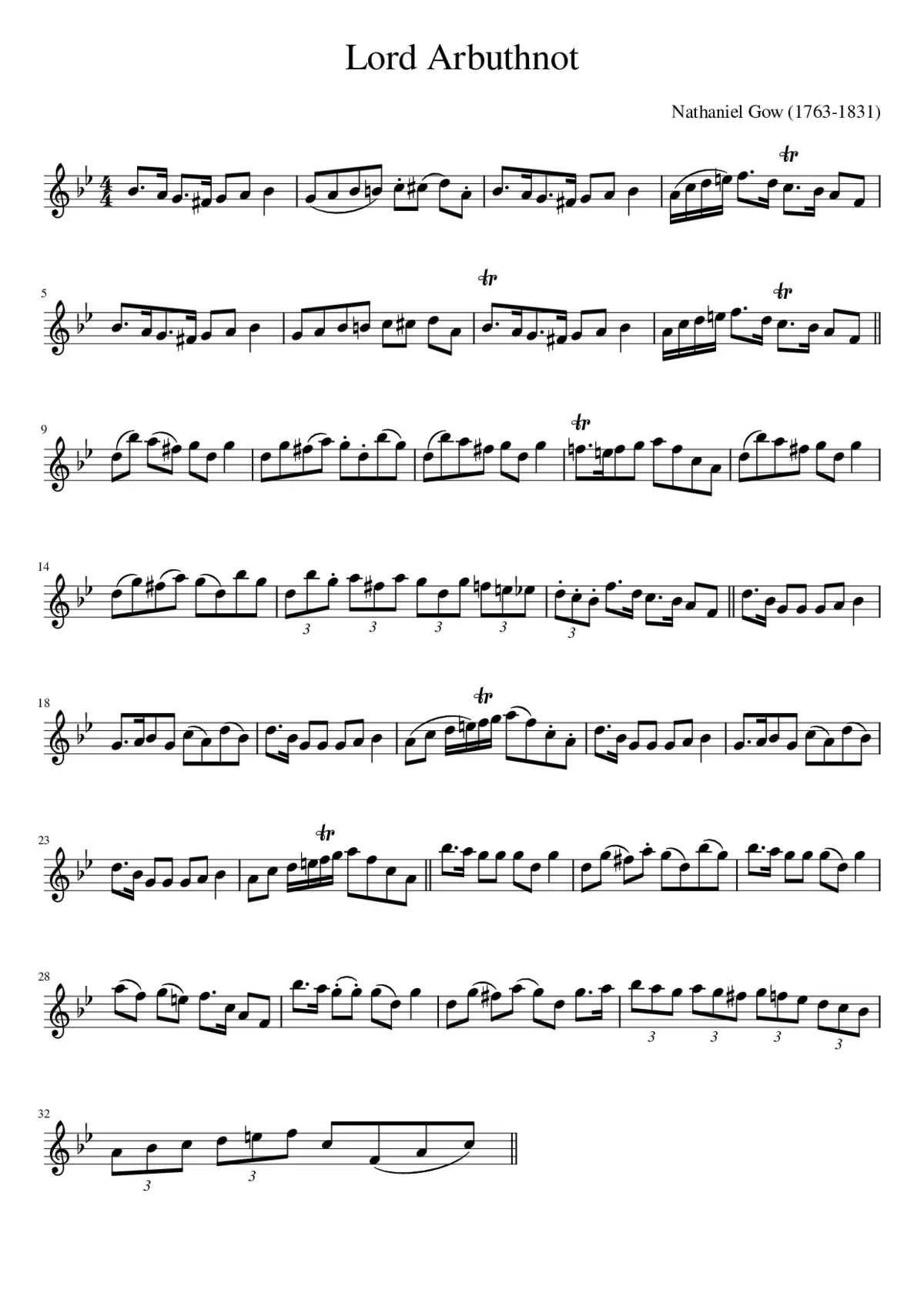 Lord Arbuthnot - Page 1