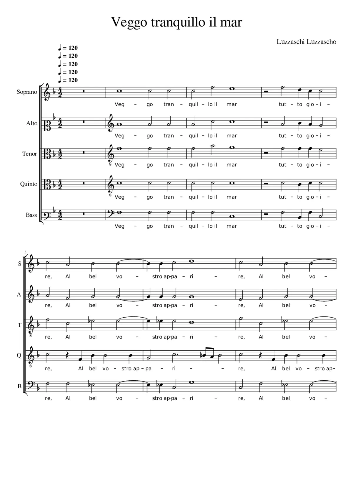 Veggo tranquilloil mar - Page 1