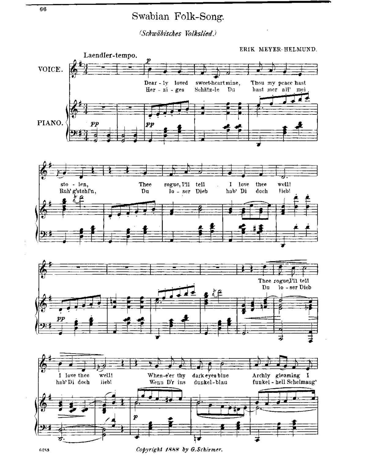 Drei Lieder - Page 1