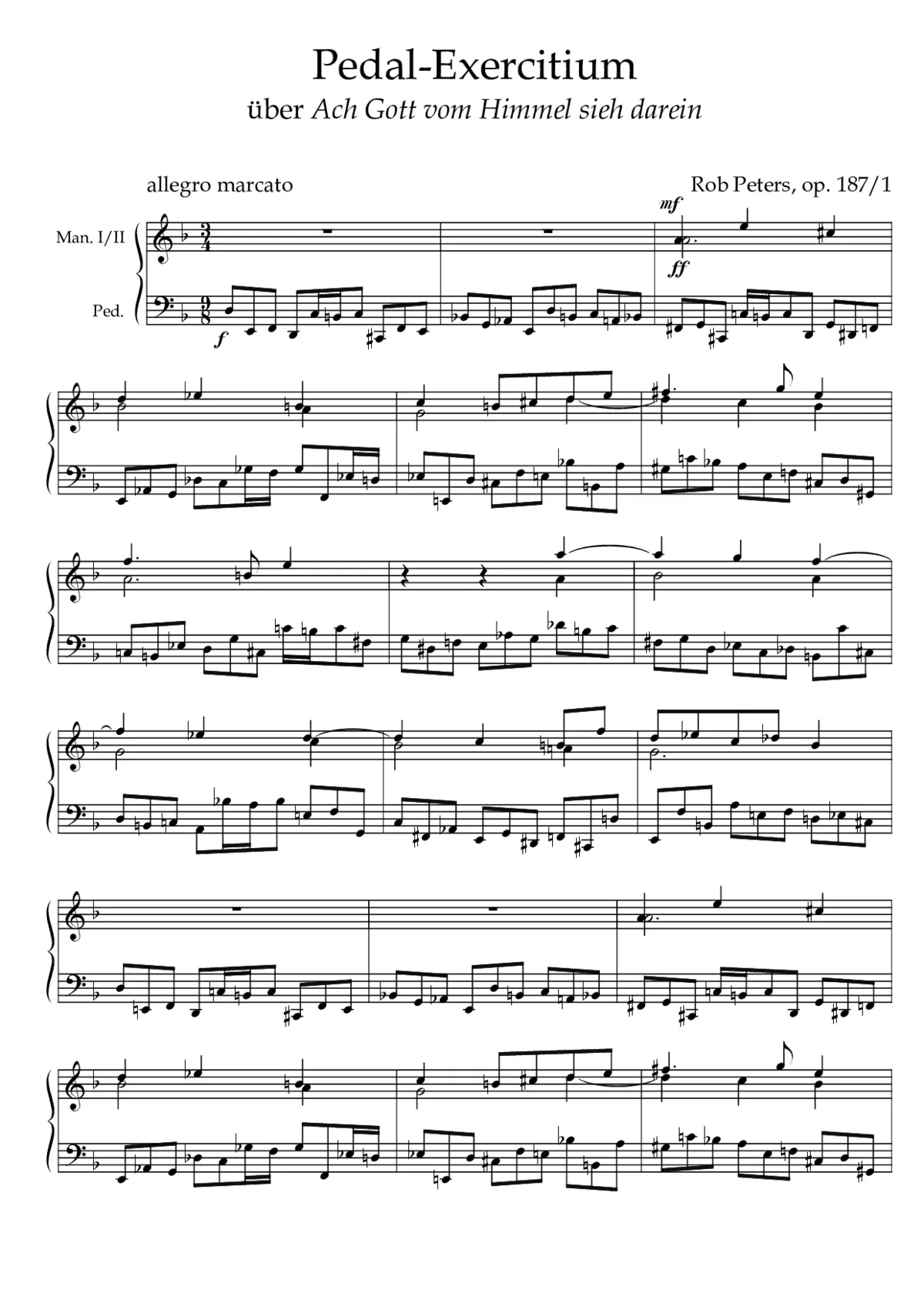 3 Organ Chorales - Page 1