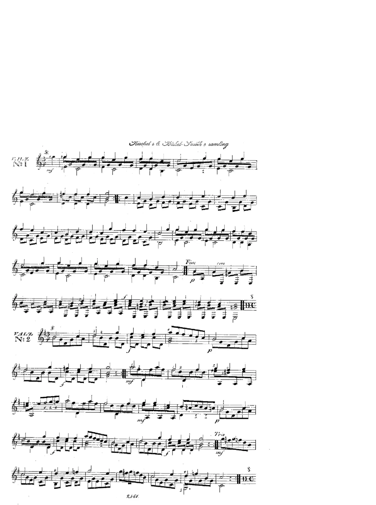 Melange de Vingt-Deux Morceaux Faciles Soigneusement Doigtes - Page 1