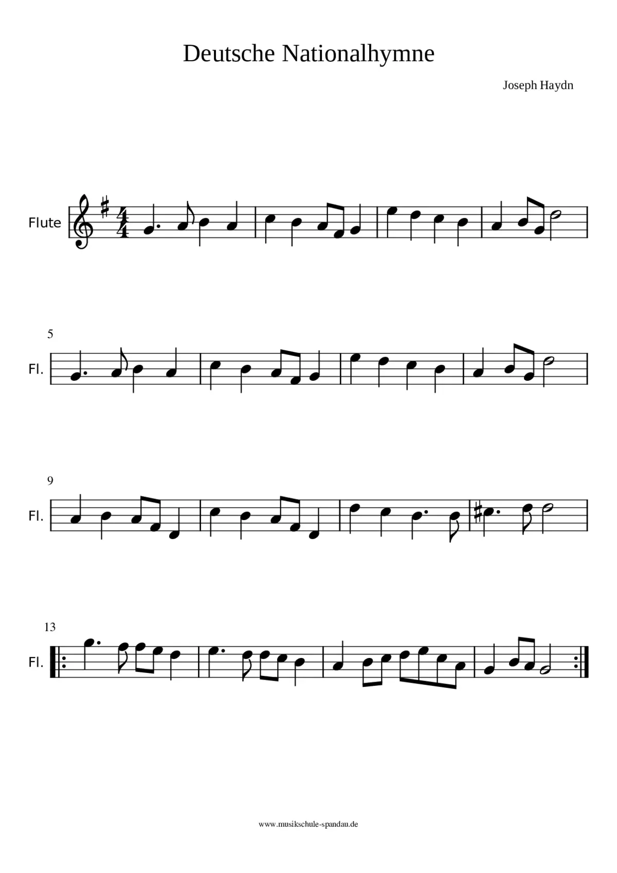 Deutsche Nationalhymne - Page 1