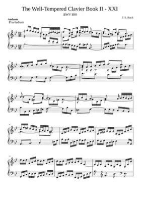 Prelude and Fugue in B-flat major BWV 890