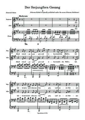 Der Seejungfern Gesang