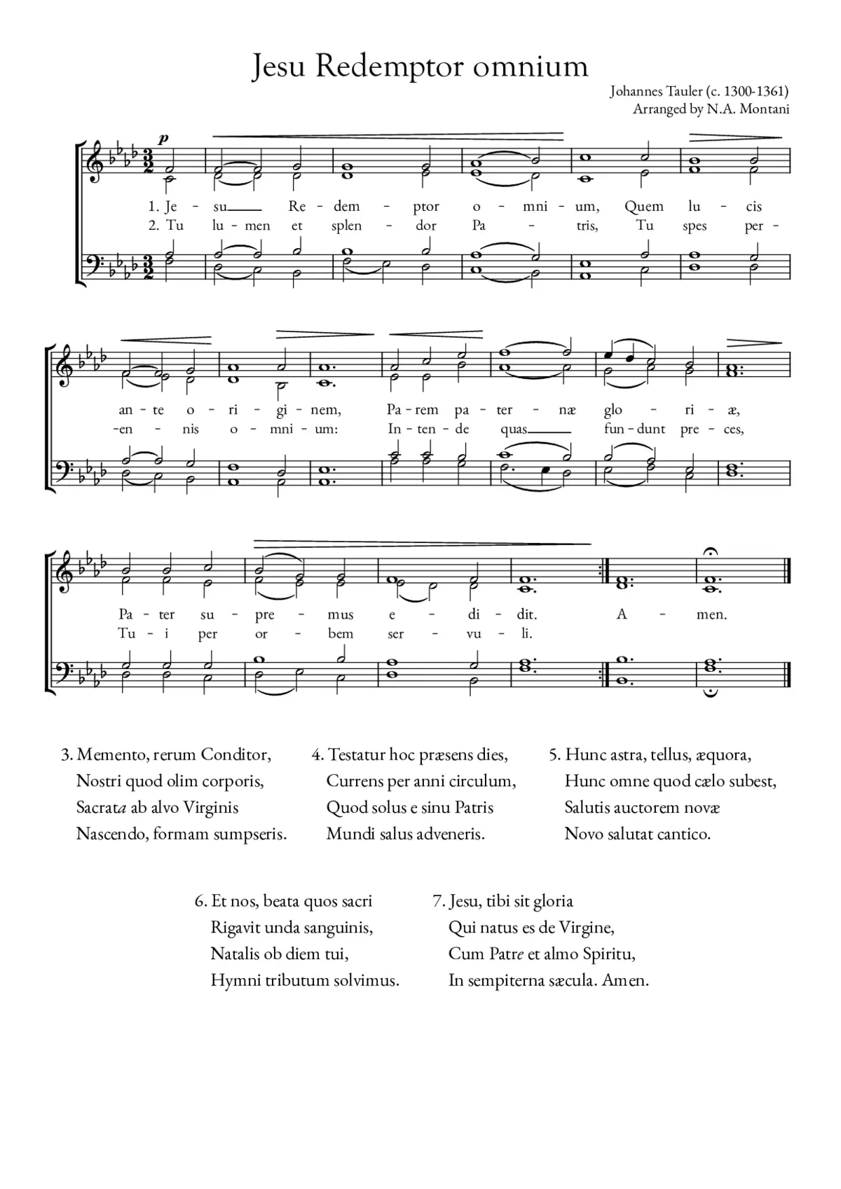 Jesu Redemptor omnium - Page 1