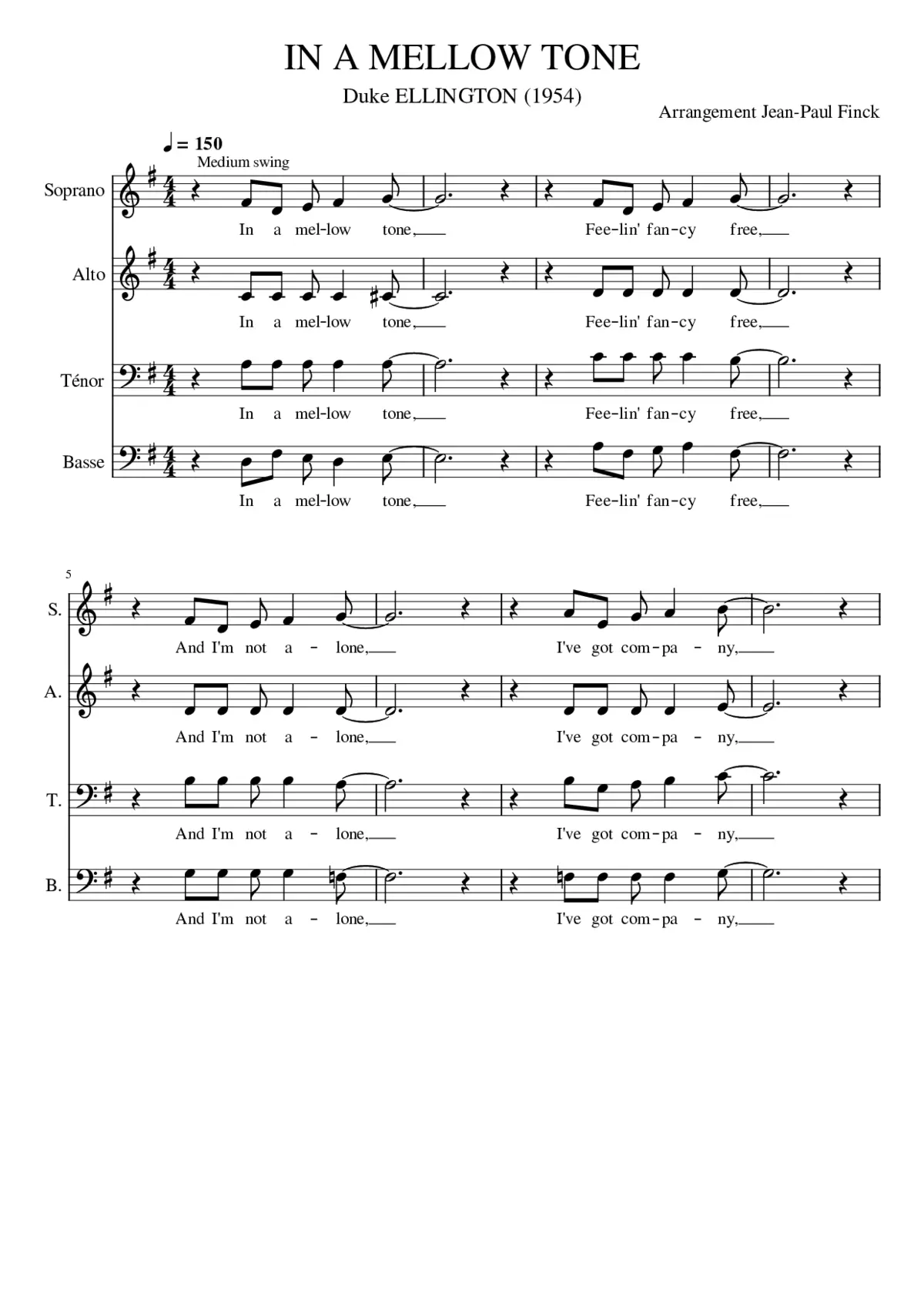 in a mellow tone - Page 1