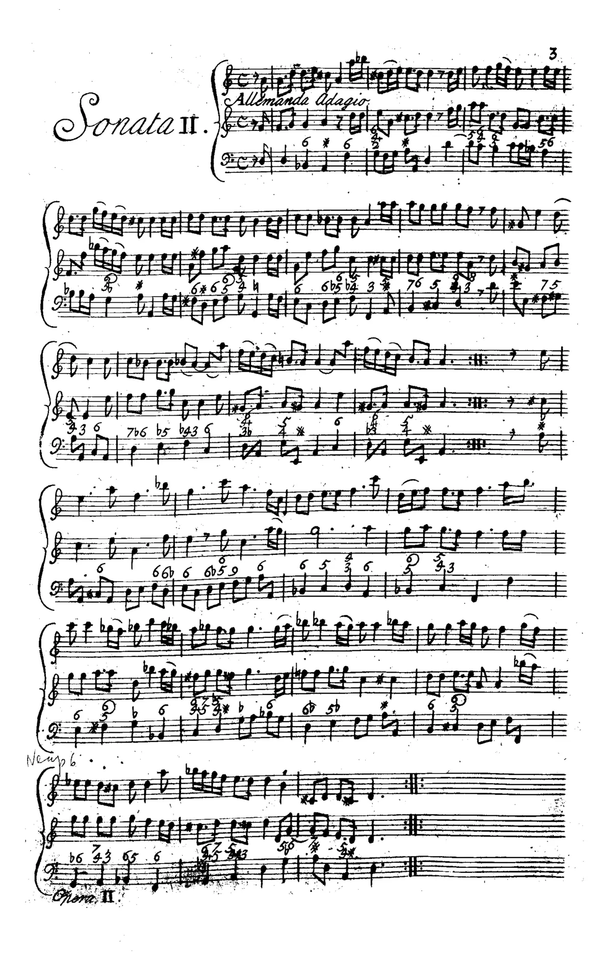 Trio Sonata in D minor - Page 1