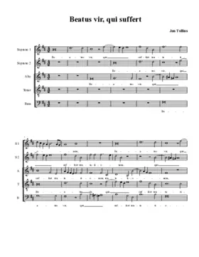 Beatus vir, qui suffert