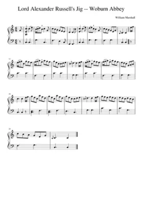 Lord Alexander Russell's Jig -- Woburn Abbey