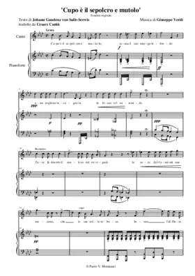 Cupo è il sepolcro e mutolo