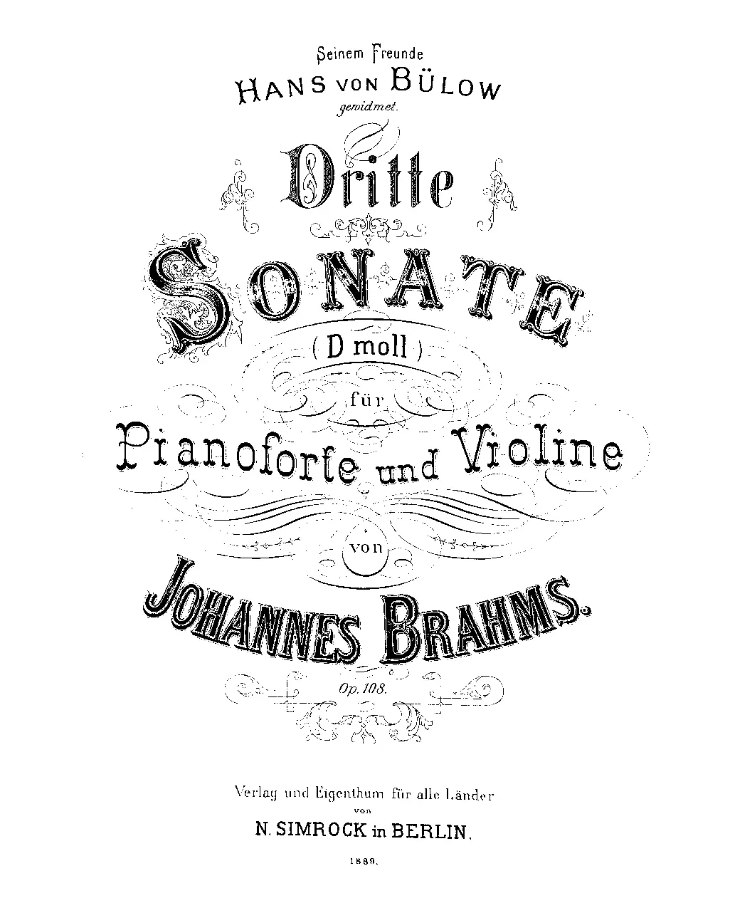 Violin Sonata No.3 - Page 1