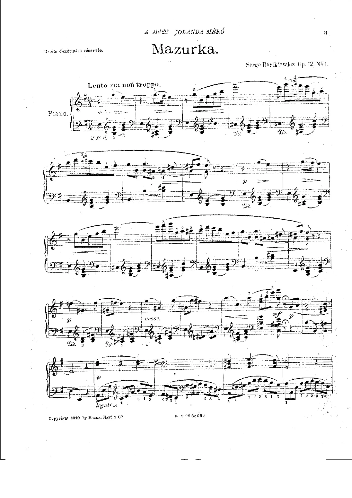 3 Morceaux - Page 1