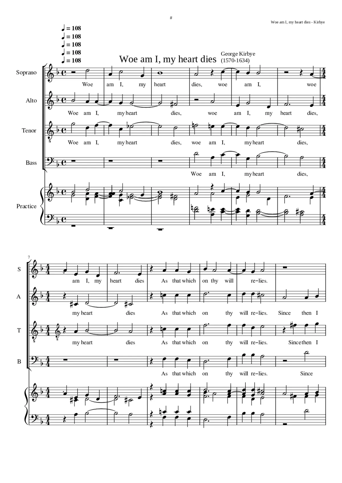 Woe am I my heart dies - Page 1