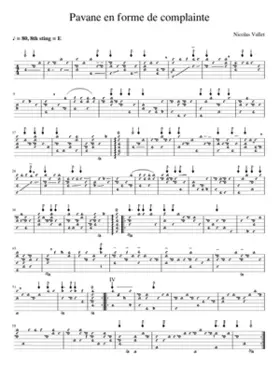 Secretum musarum No 21 Pavane en forme de complainte