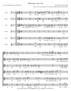 Baciai per aver vita