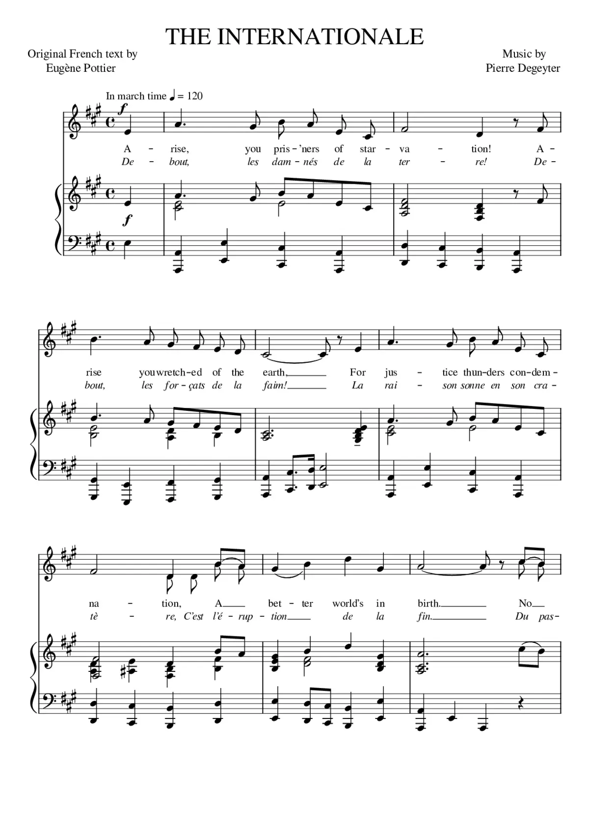 L'Internationale - Page 1