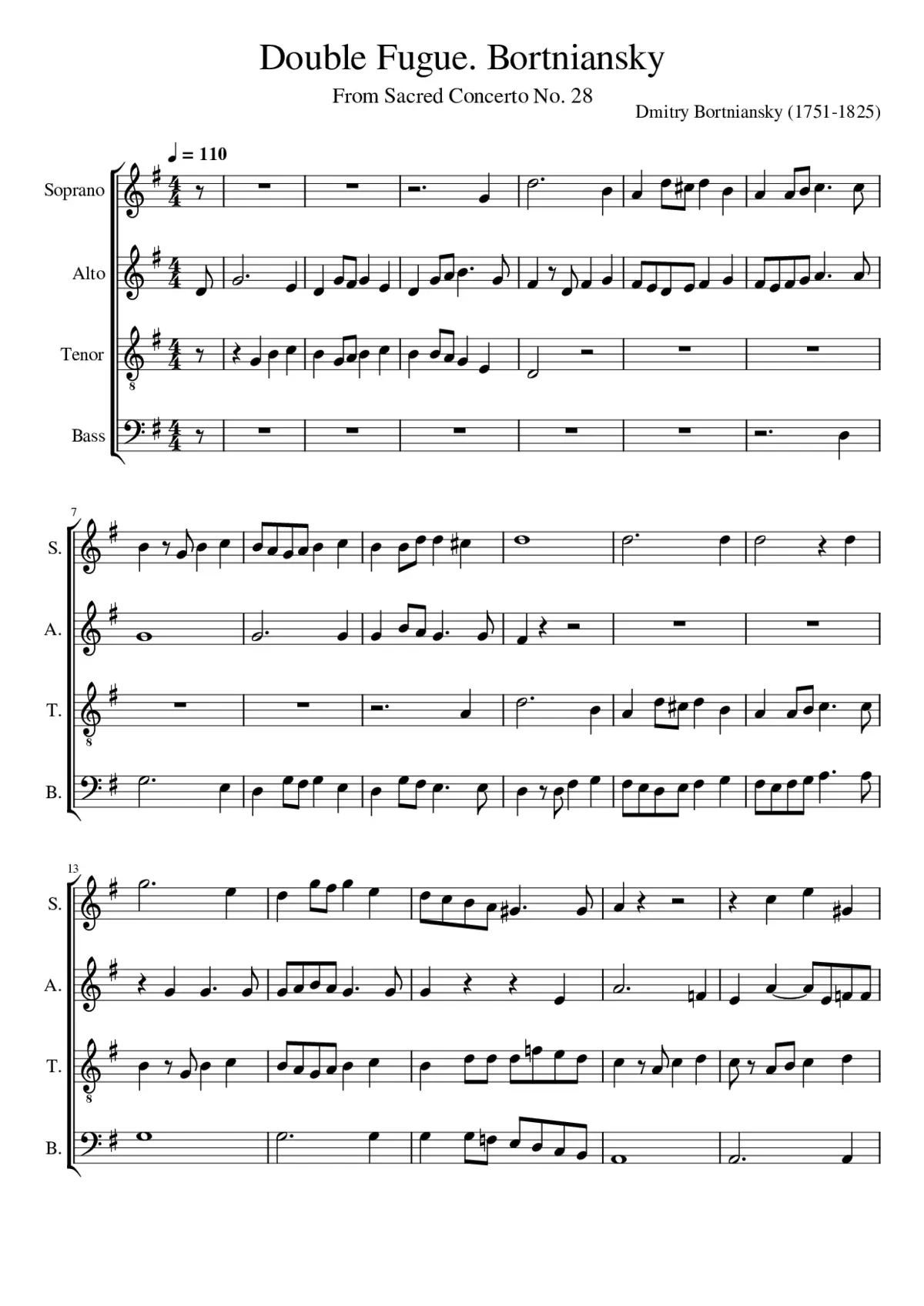 Sacred Concerto No 28 - Page 1