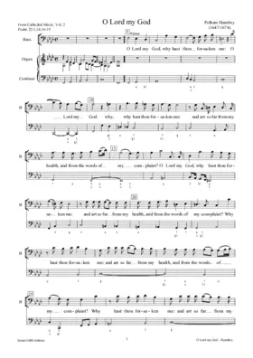 O Lord my God - arr. William Boyce