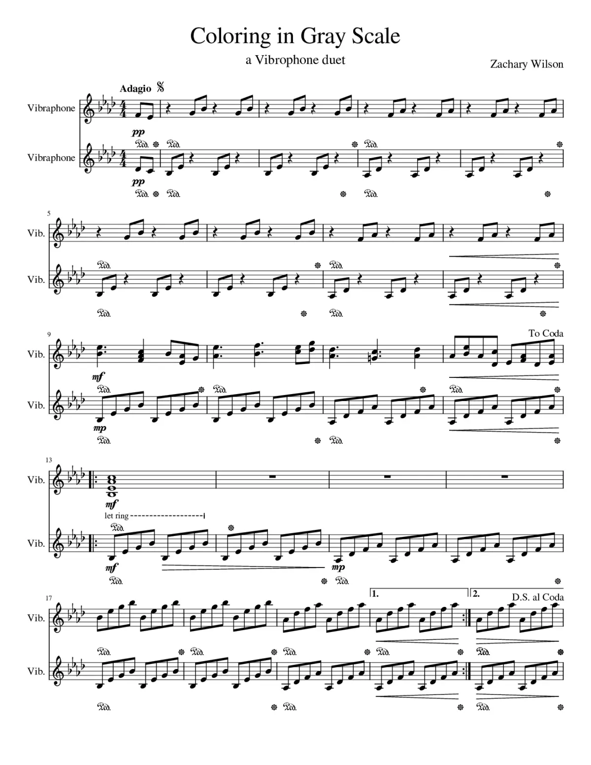 Coloring in Gray Scale - Page 1